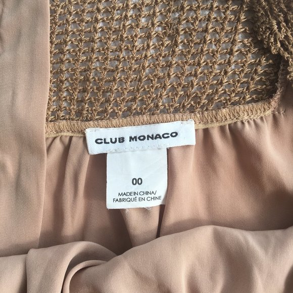 CLUB MONACO crochet lace romper - Picture 2 of 4